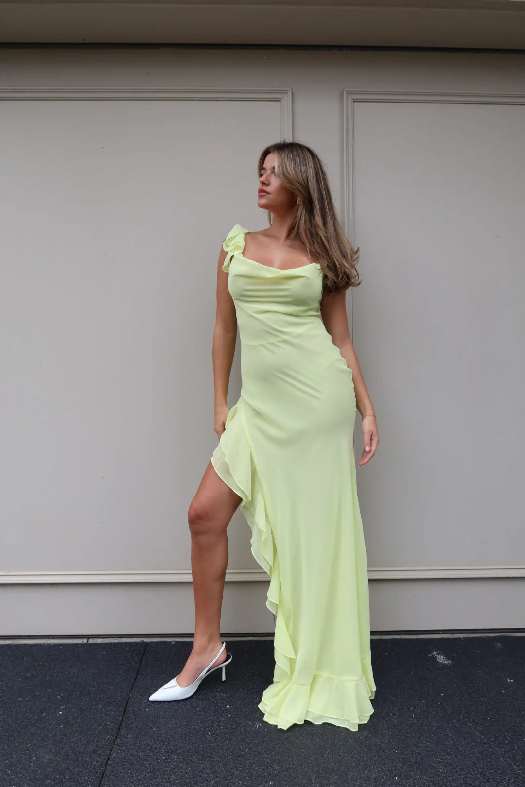 She Is Olla Ilda Dress Lime