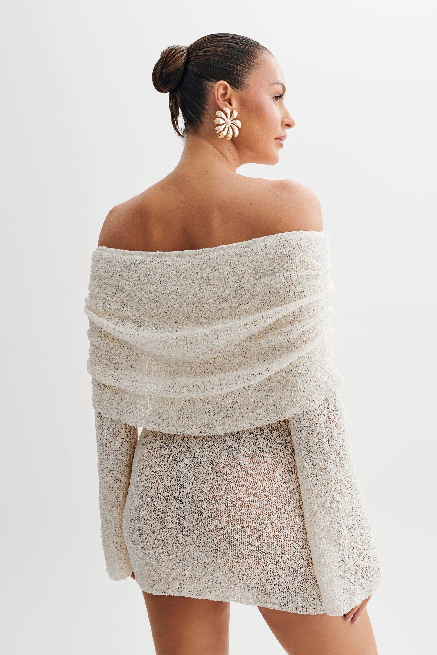 Meshki Marisol Off Shoulder Mini Dress