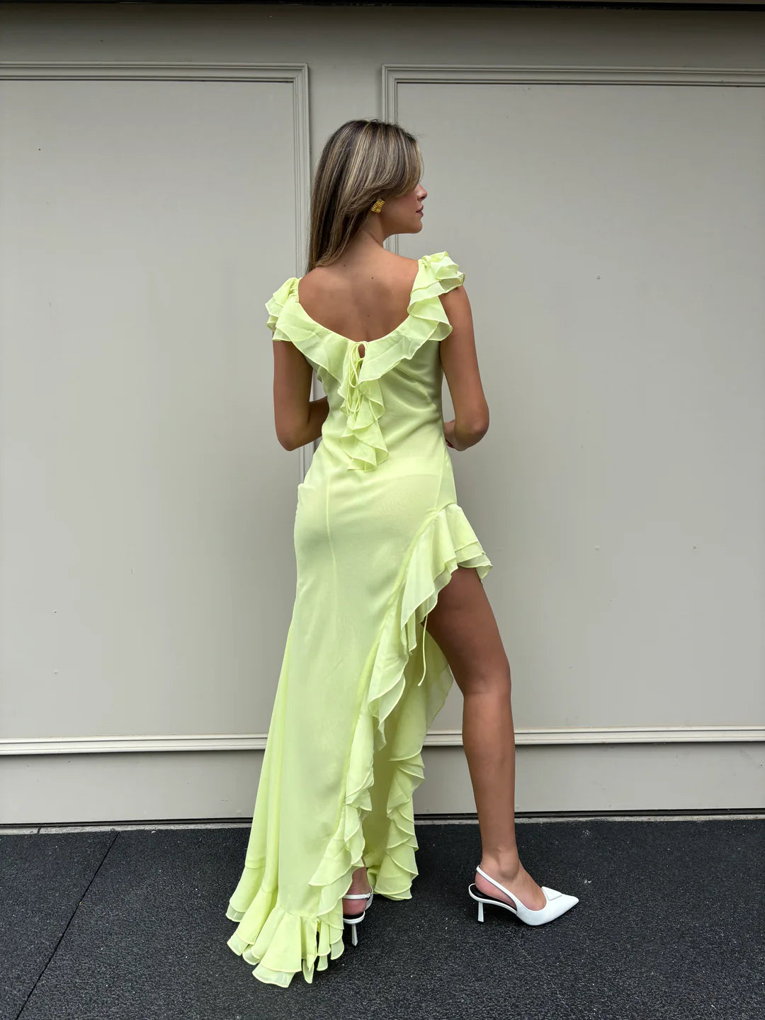 She Is Olla Ilda Dress Lime