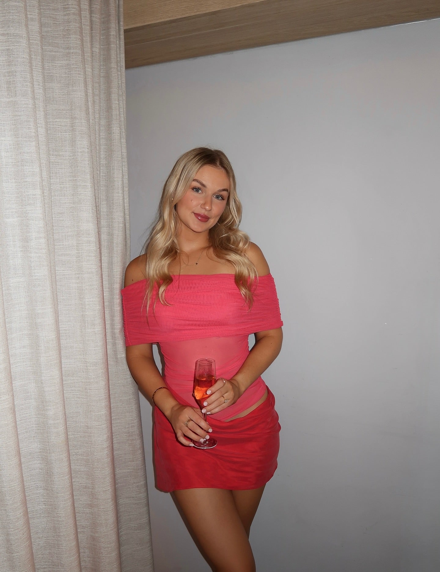 Benni Nico Off Shoulder Mini Dress
