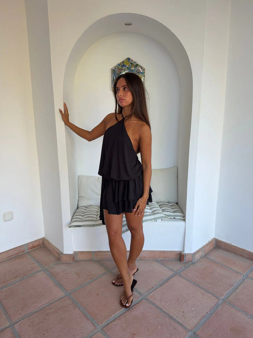 Design By Si Lulitiana Halterneck Dress