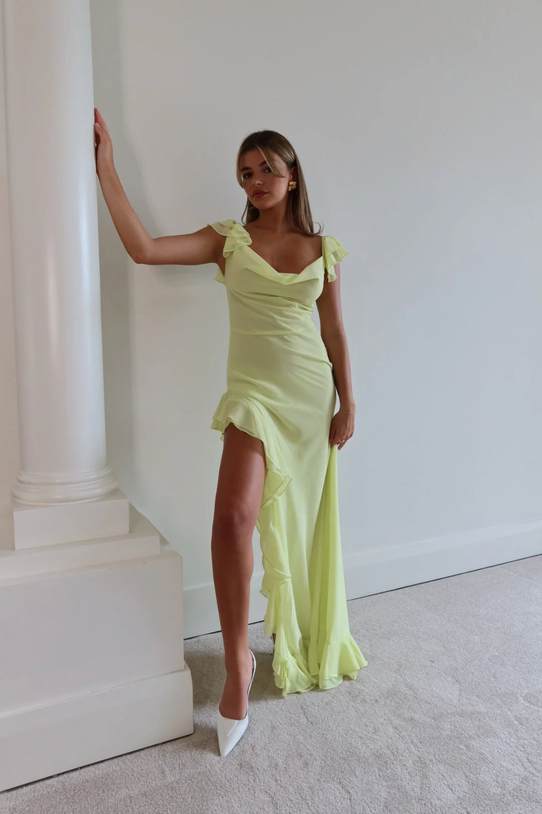 She Is Olla Ilda Dress Lime
