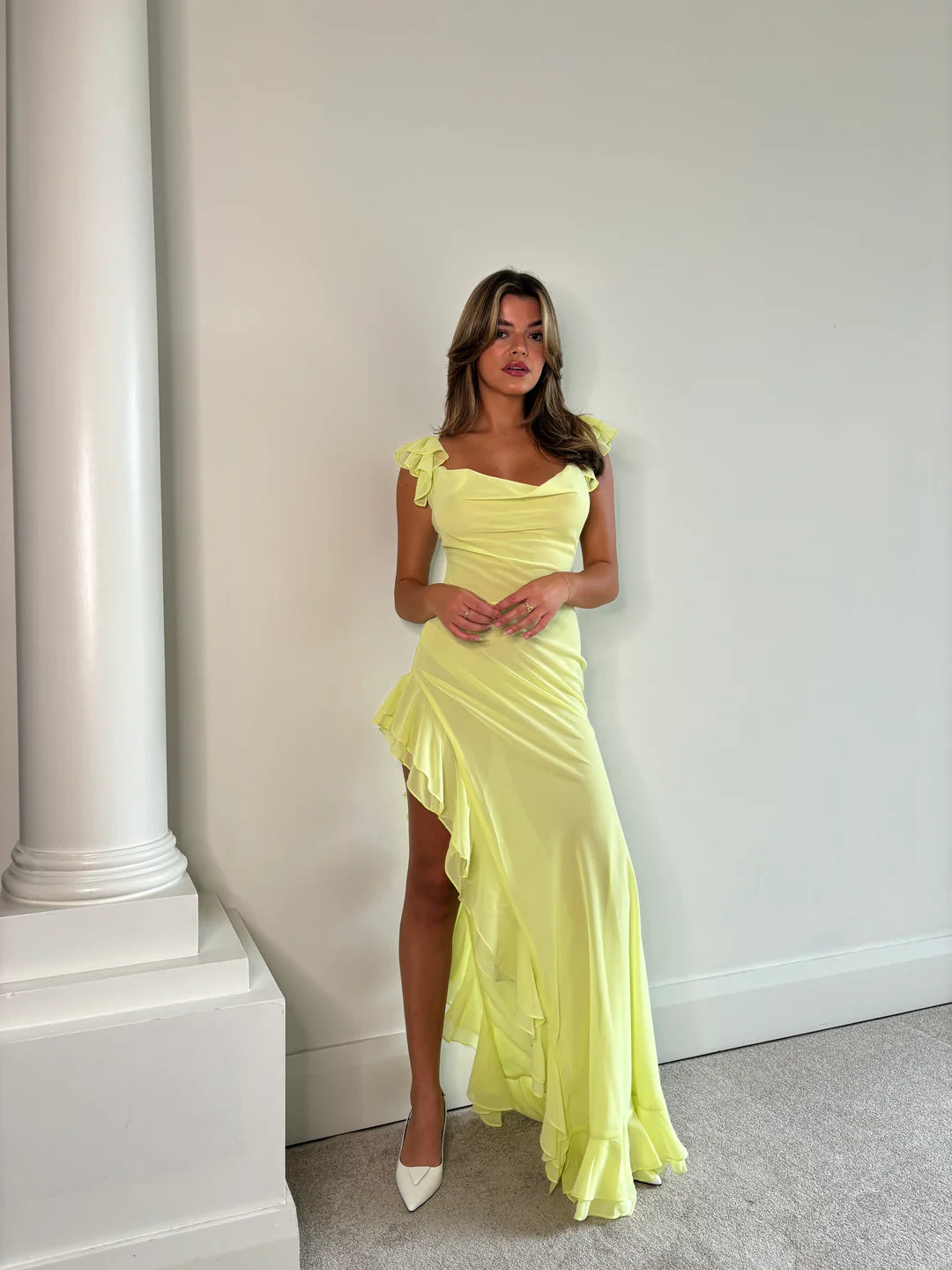 She Is Olla Ilda Dress Lime