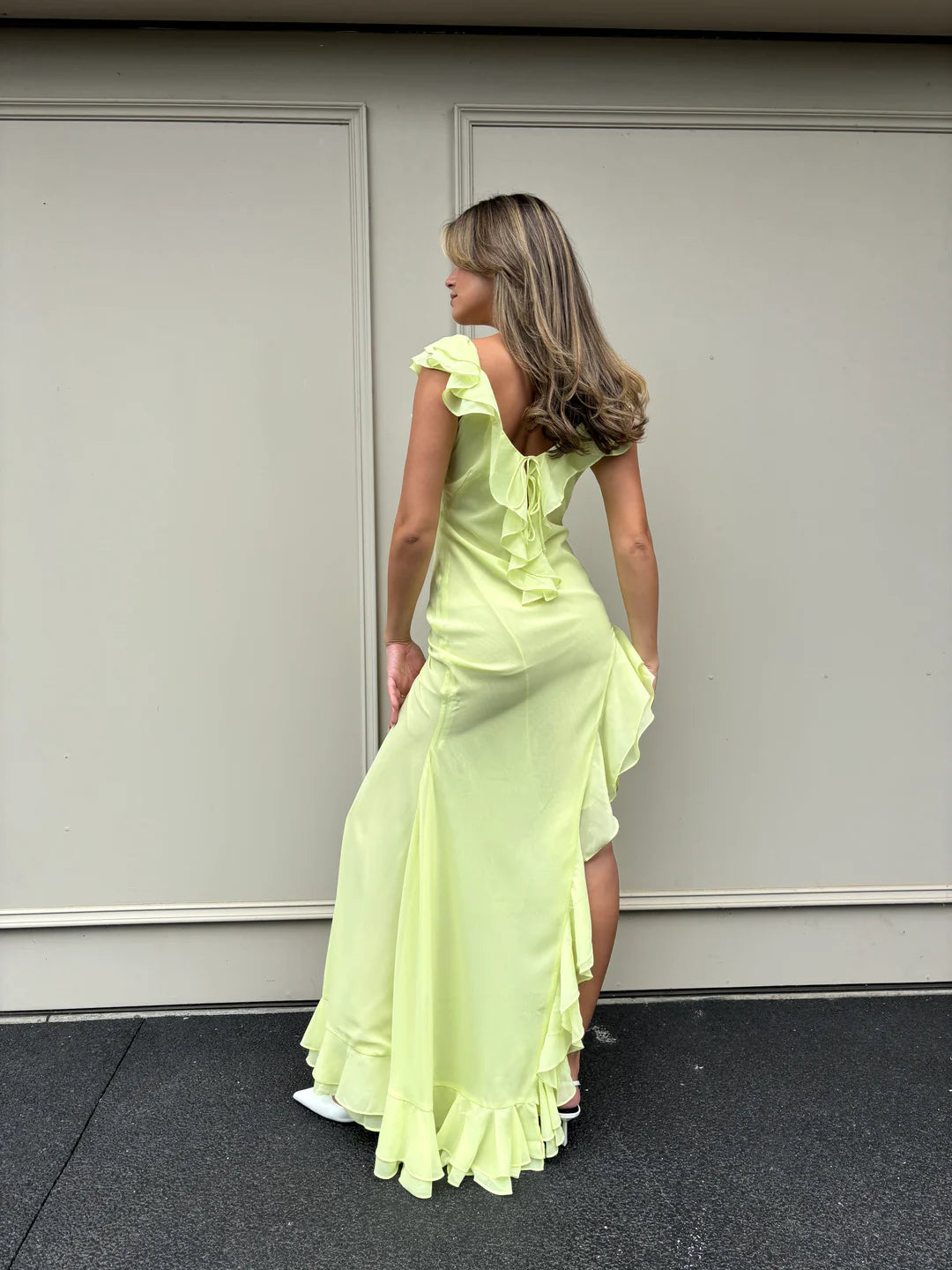 She Is Olla Ilda Dress Lime