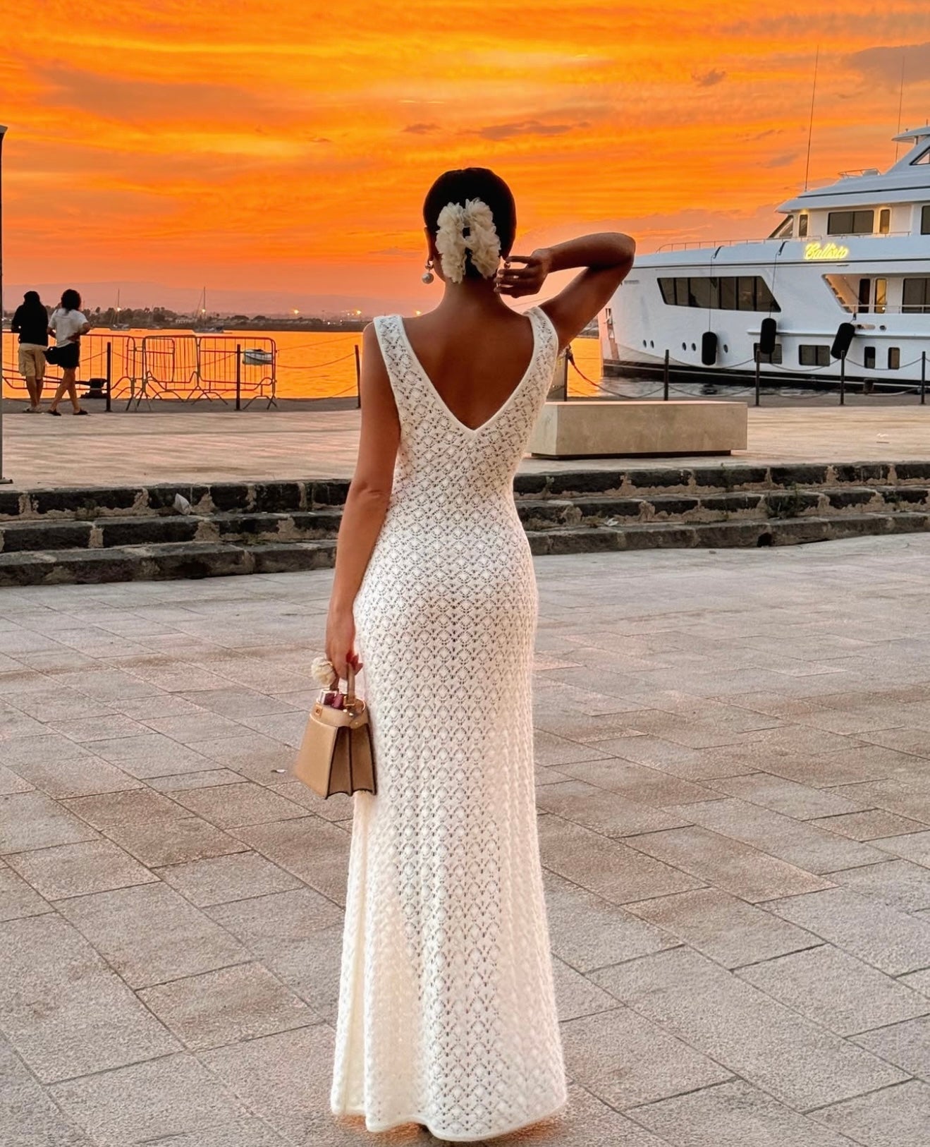 Meshki Carter Crochet Maxi