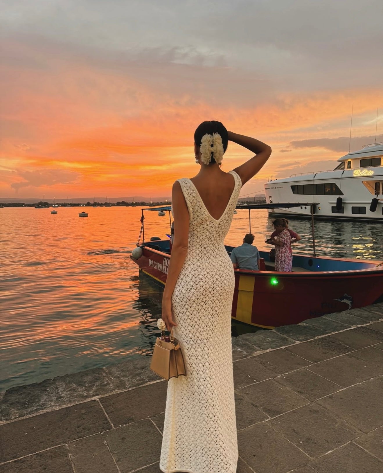 Meshki Carter Crochet Maxi