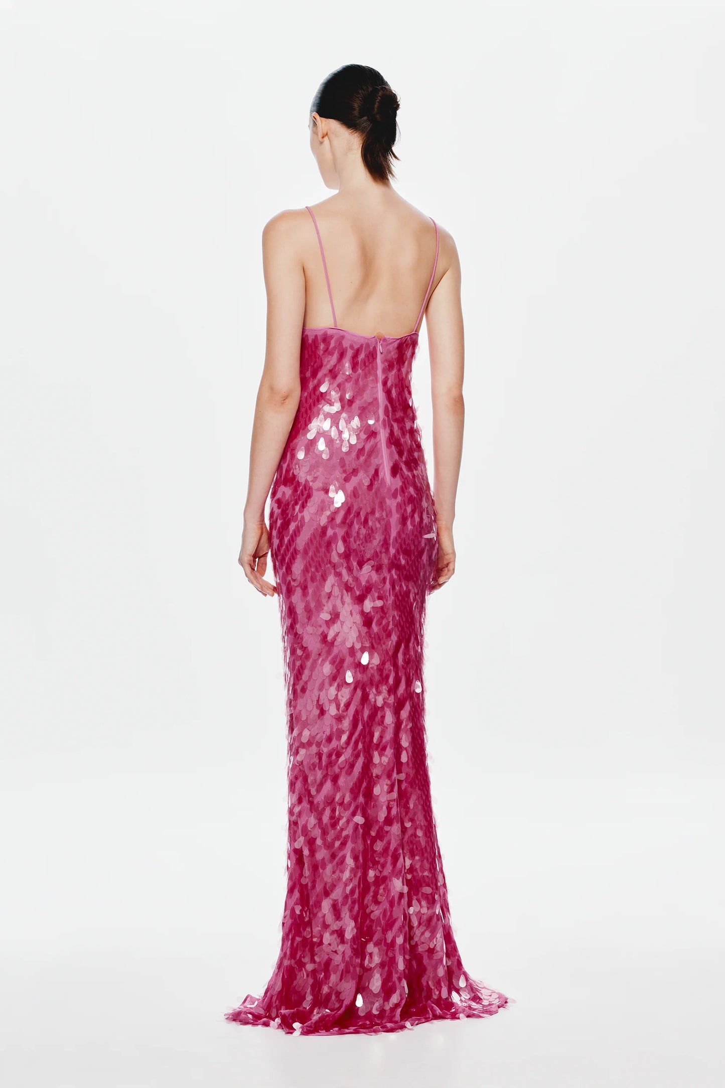 Misha Sapphire Sequin Dress