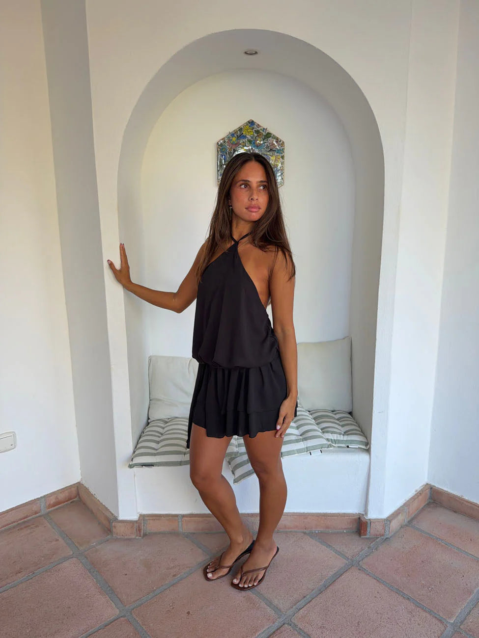 Design By Si Lulitiana Halterneck Dress