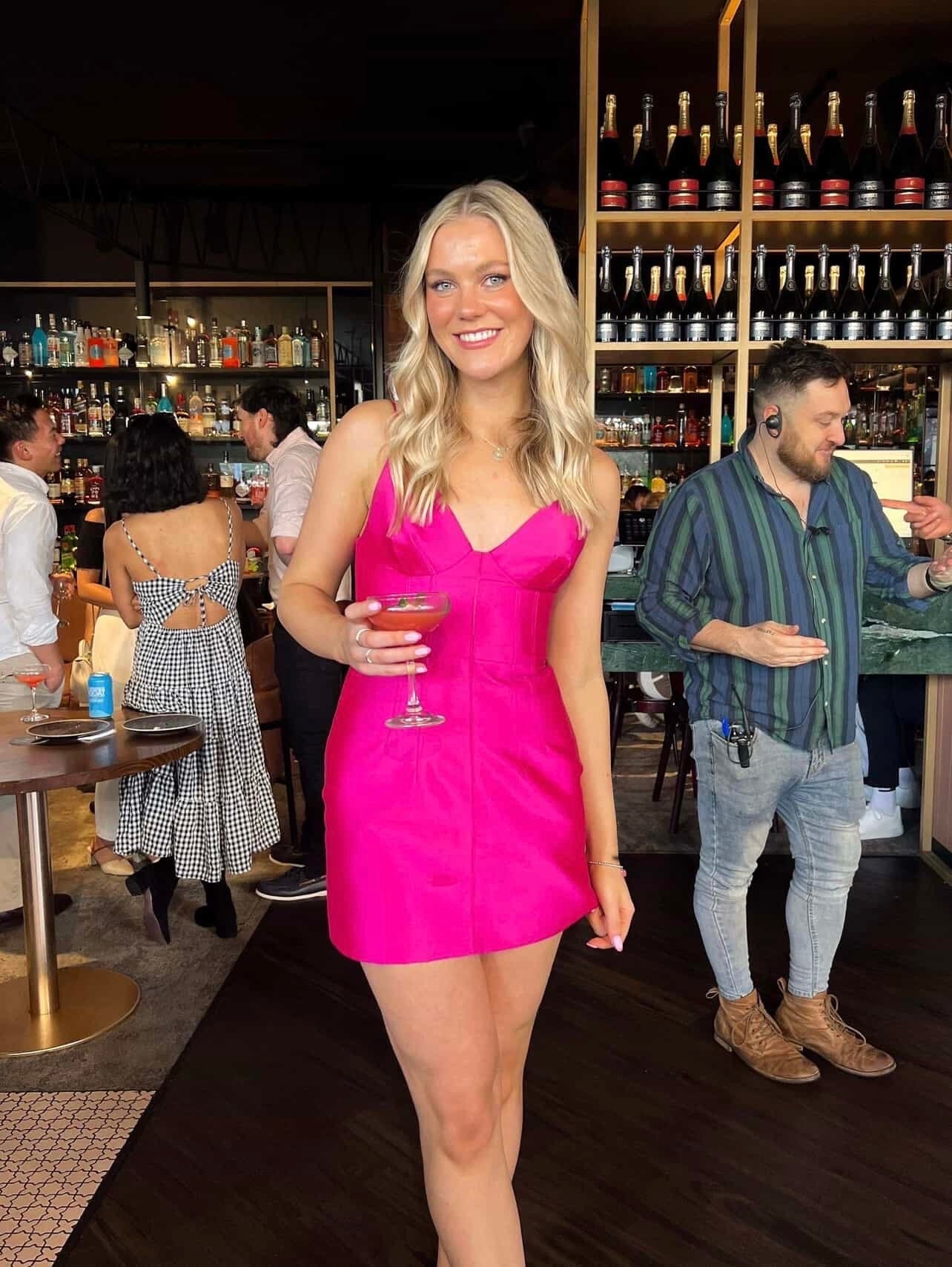 For Sale: Manning Cartell Ultra Fuchsia Mini Dress