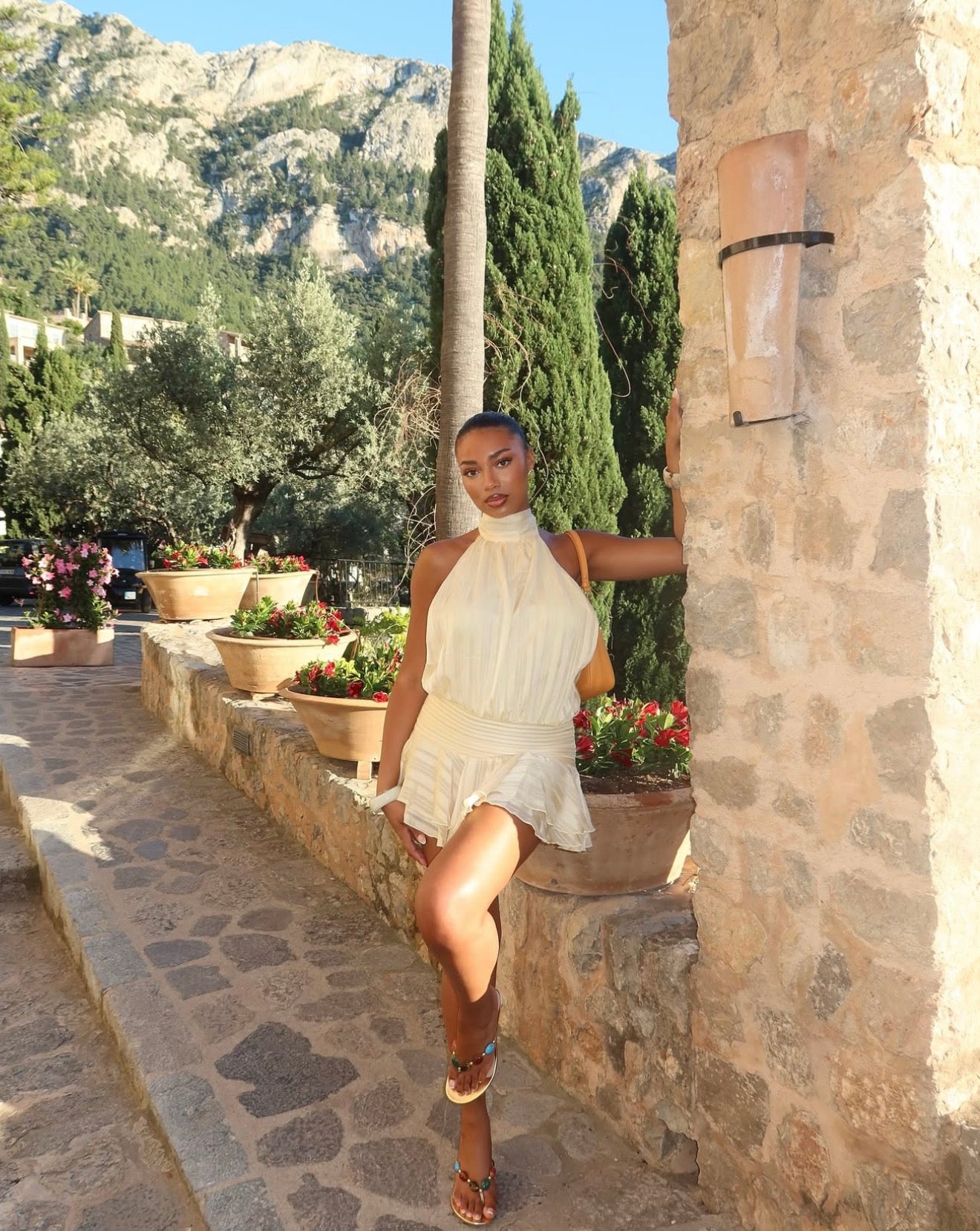 Peppermayo Willow Chiffon Mini Dress