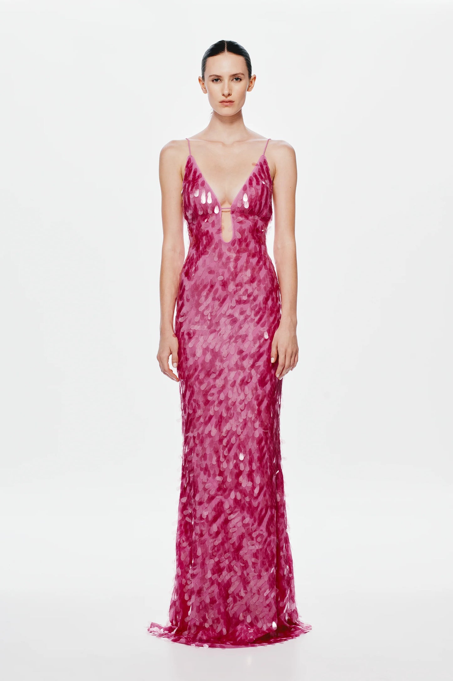 Misha Sapphire Sequin Dress
