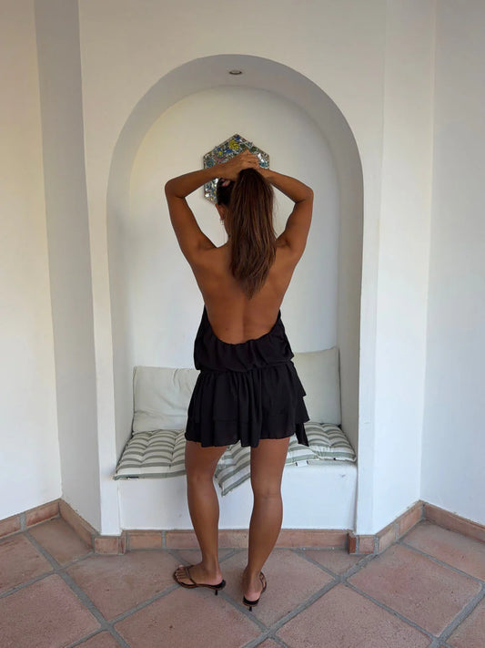 Design By Si Lulitiana Halterneck Dress