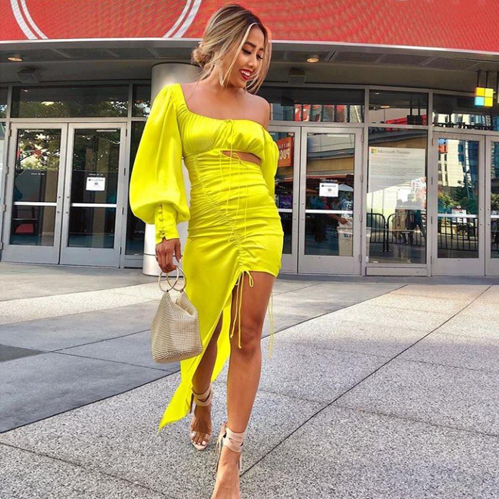 Olga Berg Bianca Ball Mesh Handle Bag