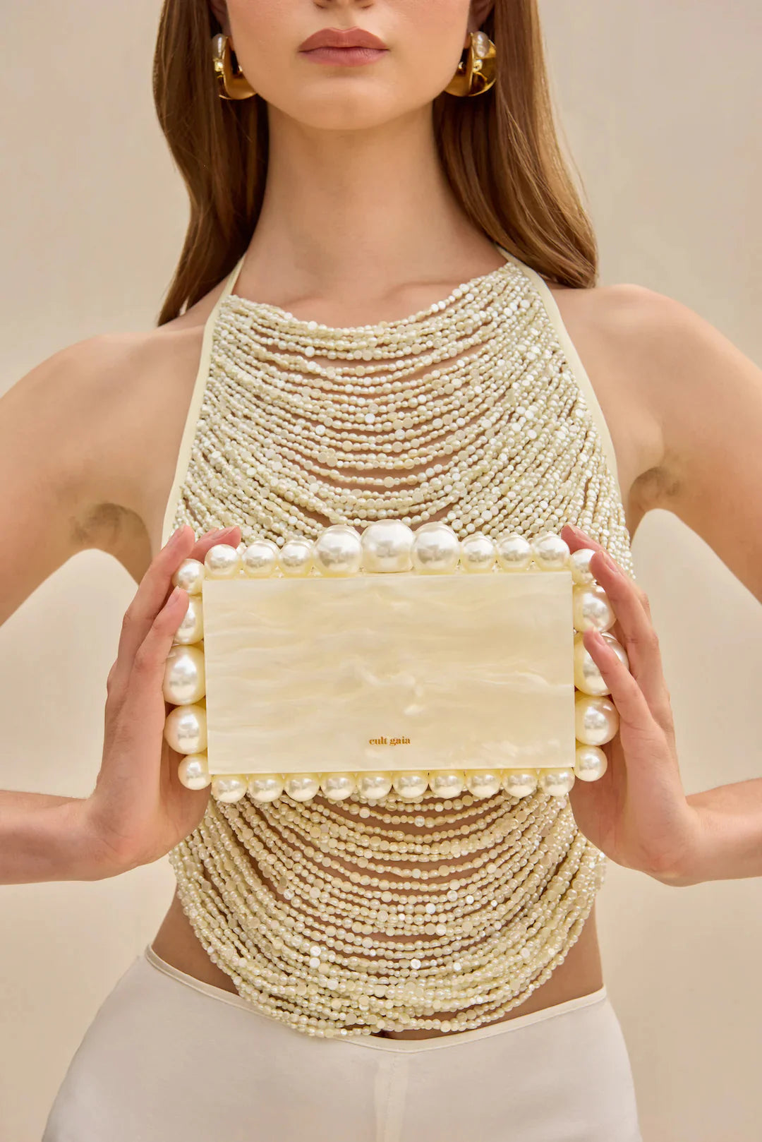 Cult Gaia Eos Clutch