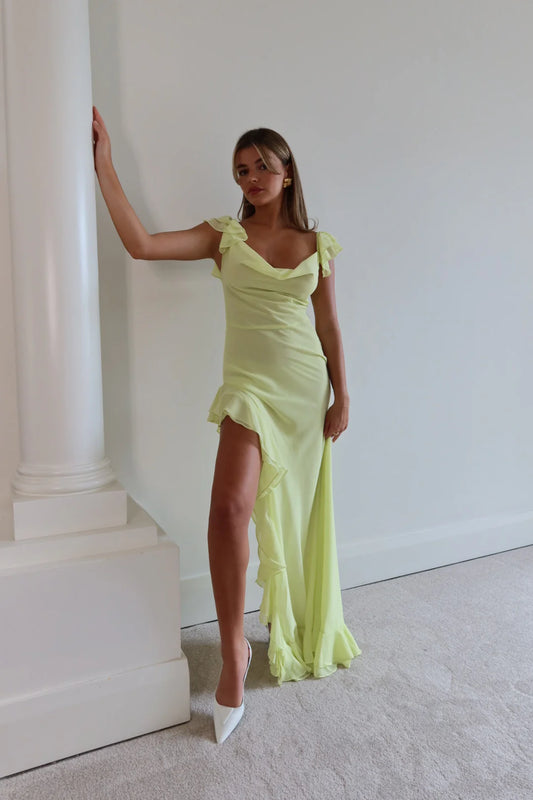 She Is Olla Ilda Dress Lime