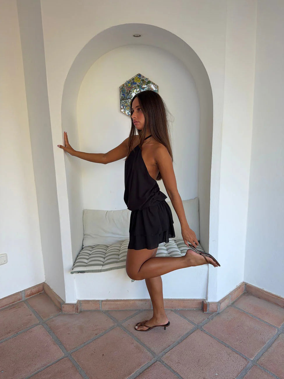 Design By Si Lulitiana Halterneck Dress