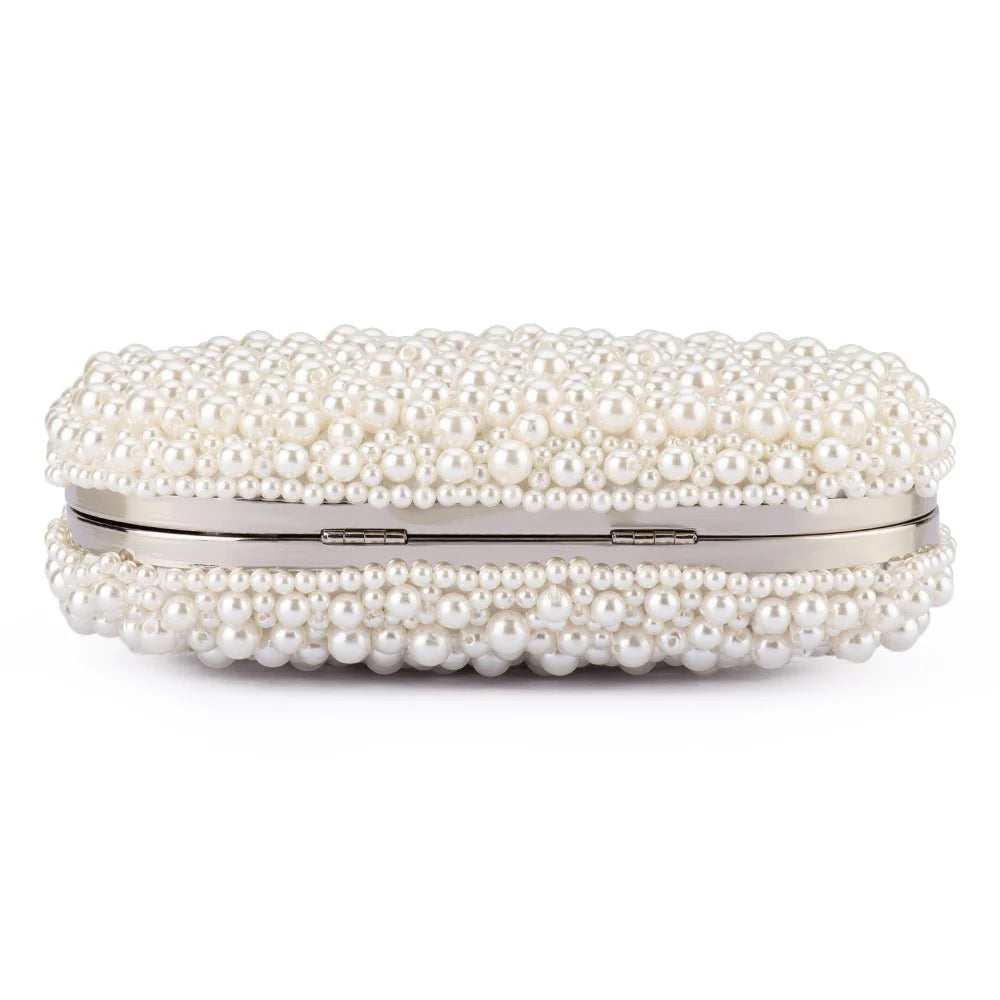 Olga Berg Valentina Pearl Clutch