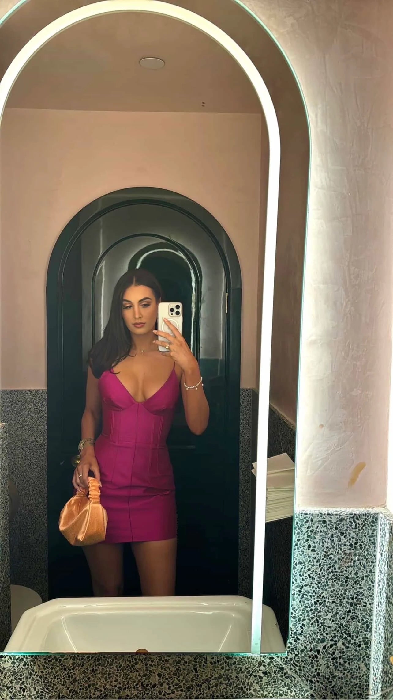 For Sale: Manning Cartell Ultra Fuchsia Mini Dress