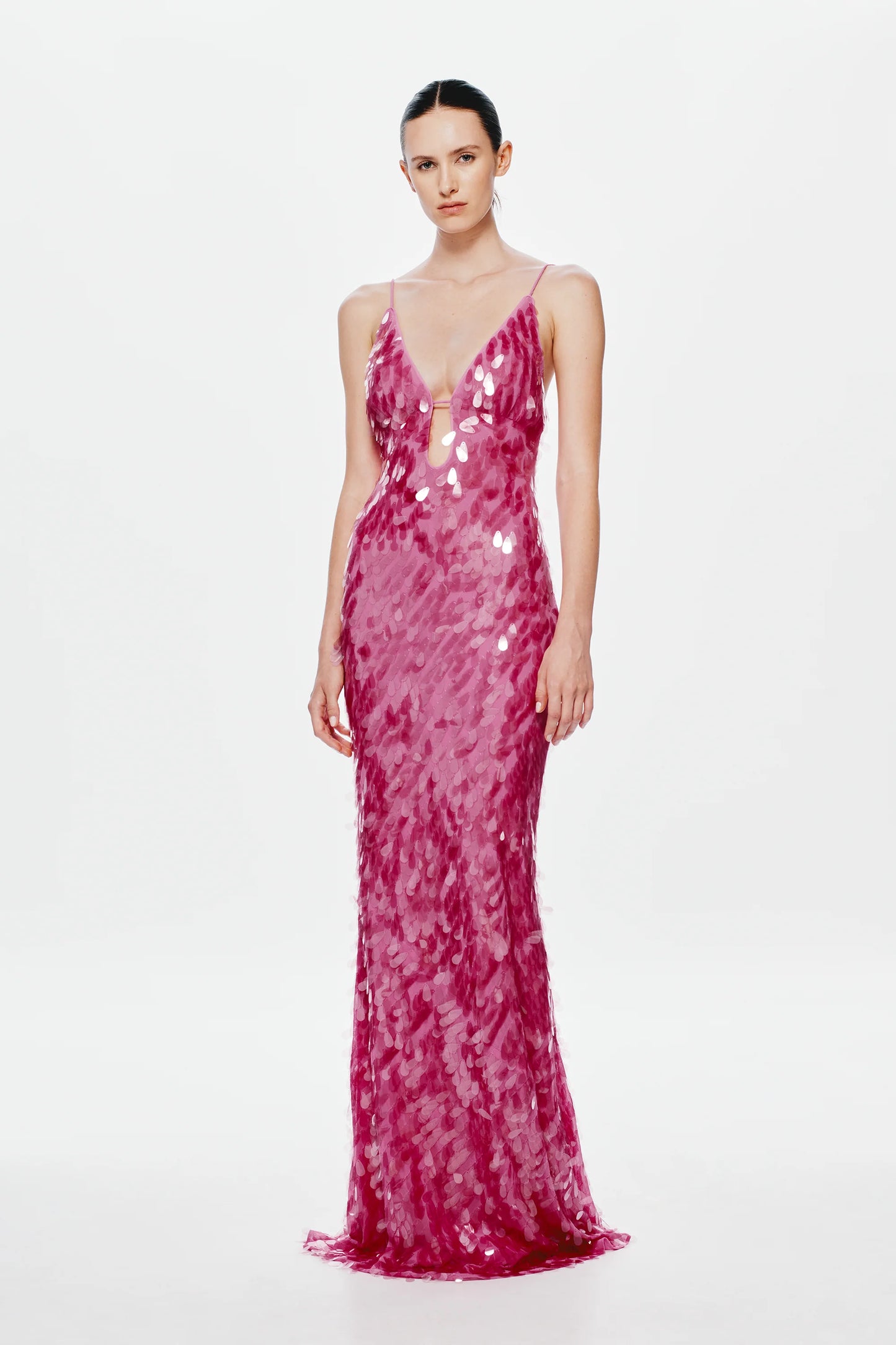 Misha Sapphire Sequin Dress