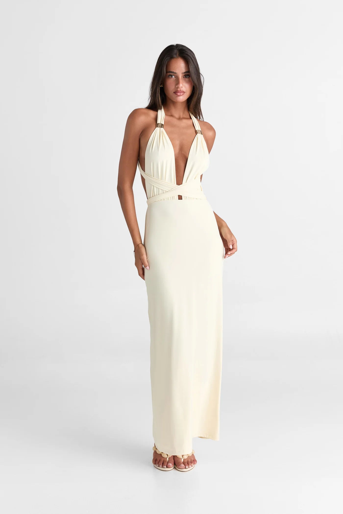 Sasha Therese Mira Maxi Dress Butter