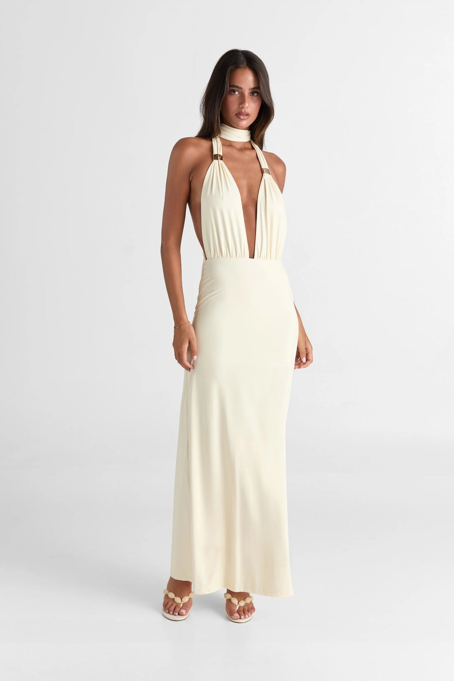 Sasha Therese Mira Maxi Dress Butter